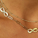 Gold Infinity Necklaces