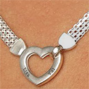 Sterling Silver Heart Necklaces