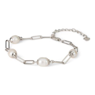 Lantern Glow Pearls Bracelet [Sterling Silver]