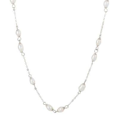 Bubble Pearl Necklace [Sterling Silver]