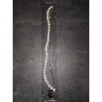 Duality Pearl Necklace [Sterling Silver]