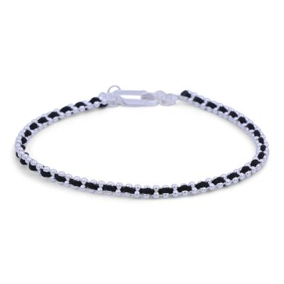 Midnight Thread Bracelet [Sterling Silver]