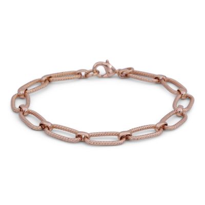 Rosé Clip Bracelet [Rose Gold Plated]