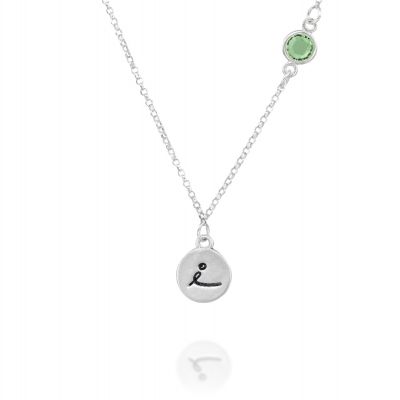 BE LOVE - Sterling Silver Necklace with Swarovski® Crystal