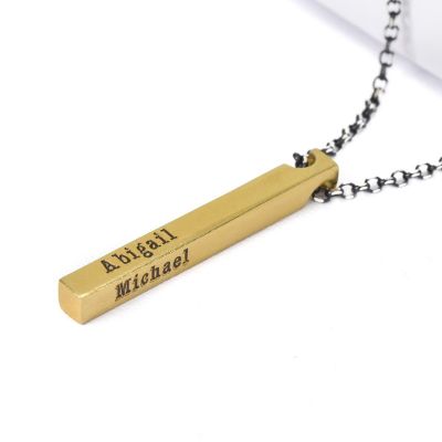 Talisa Bar Necklace [18K Gold Plated]