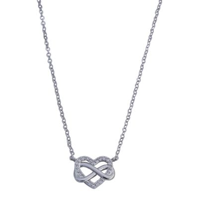 Ties of Heart Infinity Necklace