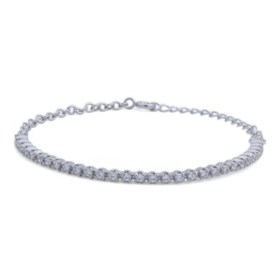 Half-Eternity Tennis Bracelet