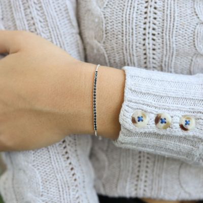 Bracelet Ajustable - Brillance Lunaire [Argent 925]