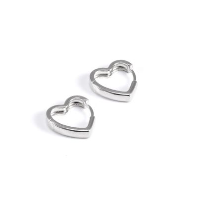Amour Curve Earrings  [Sterling Silver]