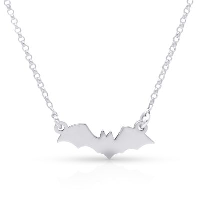 Moonlit Bat Pendant [Sterling Silver]