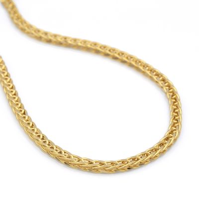 Bold Braided Classic Chain for Men - 14 Karat Gold