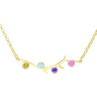 Roots of Love Necklace Horizontal [Gold Plated]