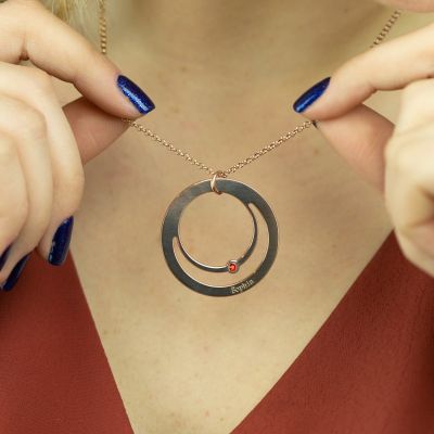 Collier Rayons de l'Amour [Plaqué Or Rose 18ct]