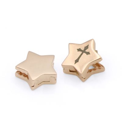 Cross Charm for Milanese Chain [18K Rose Gold Plated]