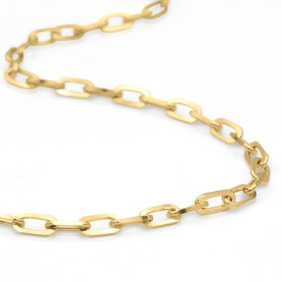 Classic Link Chain for Men - 14 Karat Gold