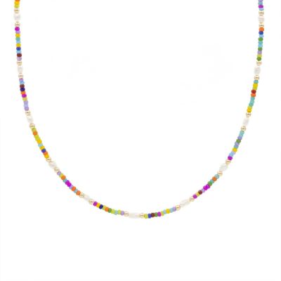 Collier à Billes Colorées