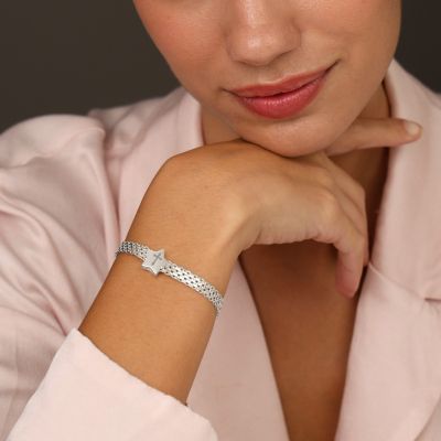 Cross Charm for Milanese Chain [Sterling Silver]