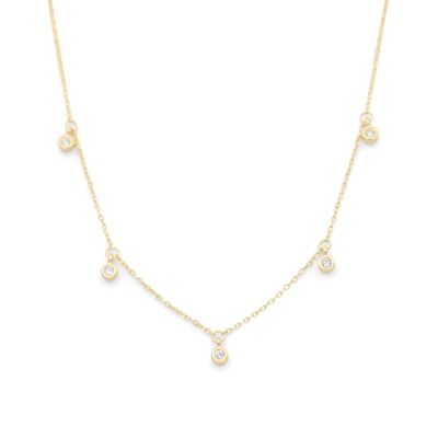 Crystal Blossom Necklace [18K Gold Vermeil]