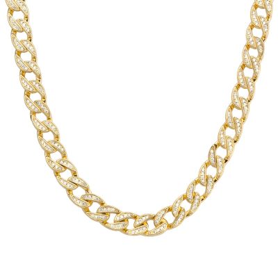 Iced Cuban Link Chain - 18K Gold Plated