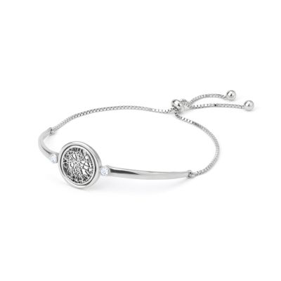 Diamond Spot Map Bracelet [Sterling Silver]