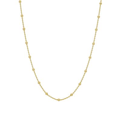 Delicate Connected Chain [18K Gold Plated]