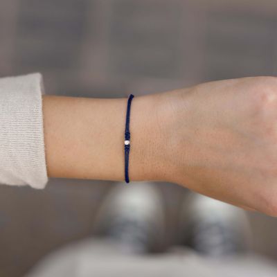 Talisa Stars Diamond Bracelet - Blue String [14 Karat Gold]-1