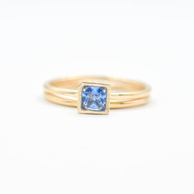 Carina Ring. Square [18K Gold Vermeil]