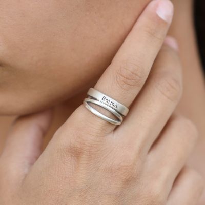 Earnest Love Name Ring [Sterling Silver]
