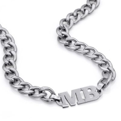Edina Curb Chain Initials Necklace