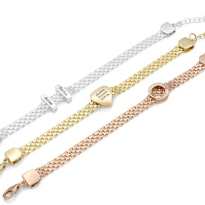 Enchanted Charms Milanese Chain Bracelet [18K Gold Plated]
