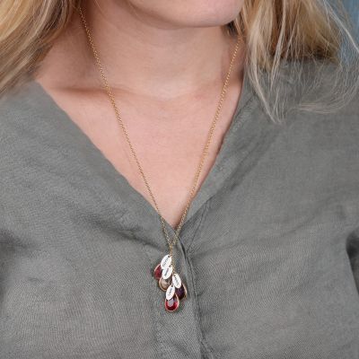 Betoverde Regen Naam Ketting [Goud Verguld]