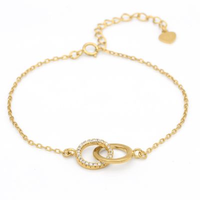 Eternity Circle Bracelet [18K Gold Plated]