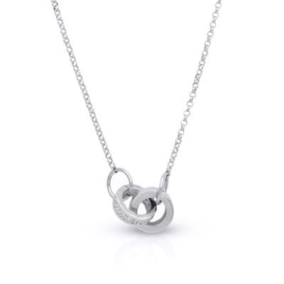 Ewigkeit Kette mit Gravur [Sterlingsilber]