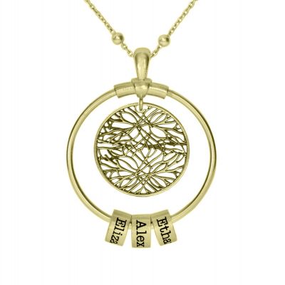 Roots of Love Name Necklace [18K Gold Plated]