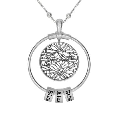Roots of Love Name Necklace [Sterling Silver]