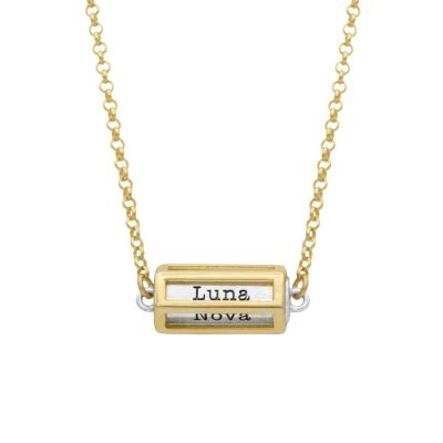 Family Treasure Name Necklace [18K Gold Plated / Sterling Silver]