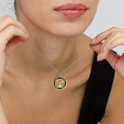 Tree of Life Name Necklace [18K Gold Vermeil]