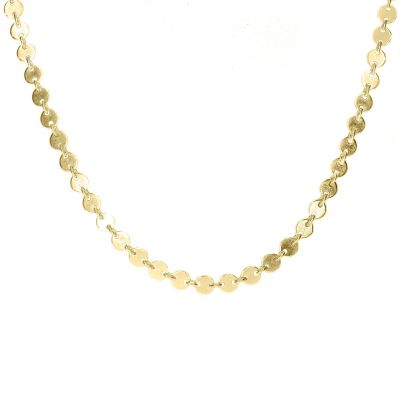 Fashionable Chain With Dainty Spheres [18K Gold Plated]