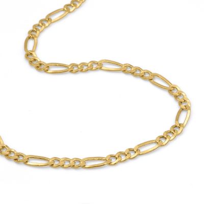 Figaro-Styled Chain for Men - 14 Karat Gold