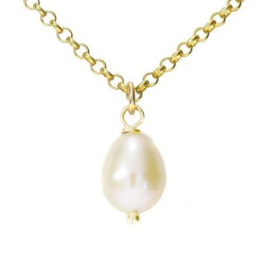 Pearl Necklace [Gold Plated]