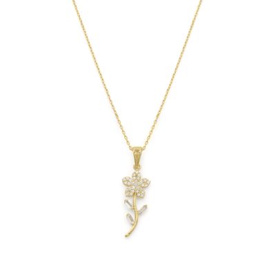 Floral Delight Necklace [18K Gold Plated]