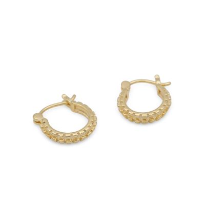 Grace Hoop Earrings [18K Gold Vermeil]