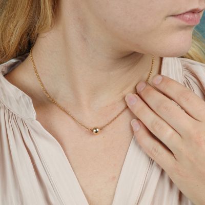 Collier Boule d'Or [Plaqué Or 18ct]