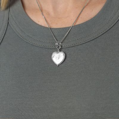 Heart of Pearl Necklace [Sterling Silver]