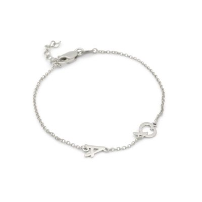 Helena Initials Bracelet [Sterling Silver]