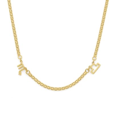 Helena Zodiac Milanese Chain Necklace [18K Gold Vermeil]