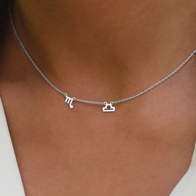 Helena Zodiac Necklace [Sterling Silver]