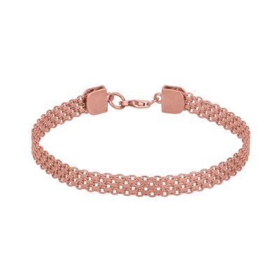 Milanese Chain Bracelet [18K Rose Gold Plated]