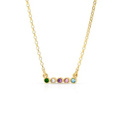 Talisa Sterne Halskette – horizontal [750er Gold Vermeil]