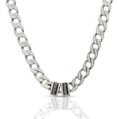 Iced Cuban Link Chain with Names